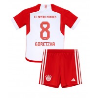 Bayern Munich Leon Goretzka #8 Hjemmedraktsett Barn 2023-24 Kortermet (+ Korte bukser)